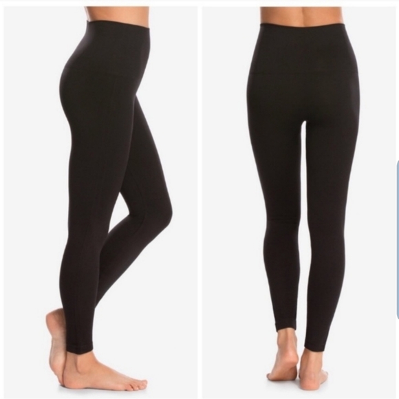 SPANX Pants - Spanx Look At Me Now Black Leggings Size Large